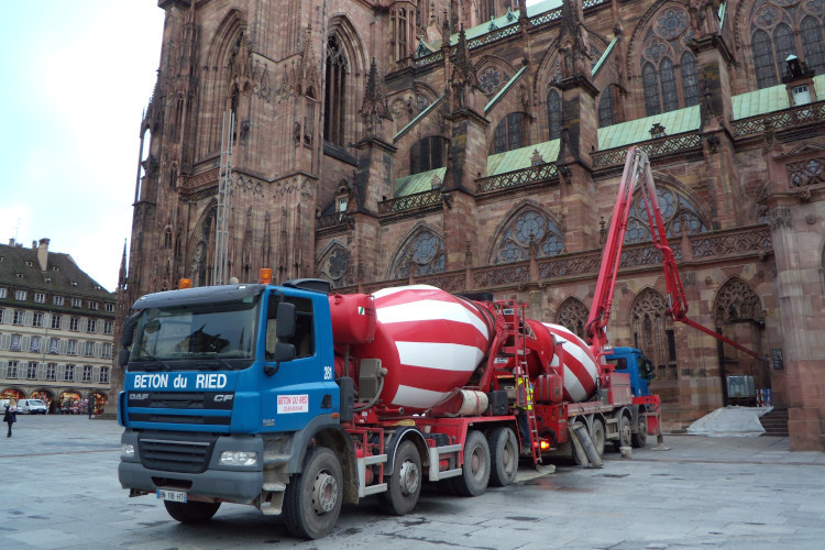 Chantier à la Cathédrale Notre-Dame de Strasbourg