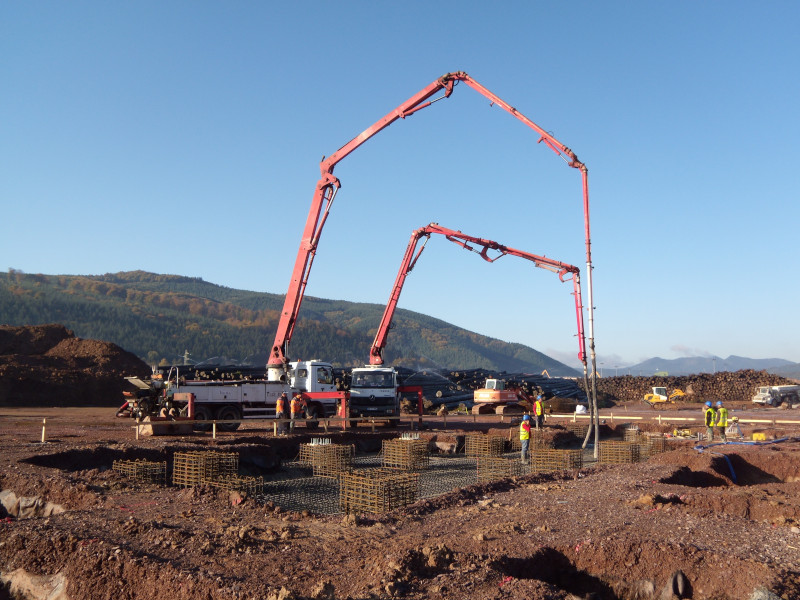 Chantier de la Scierie Siat Braun à Urmatt