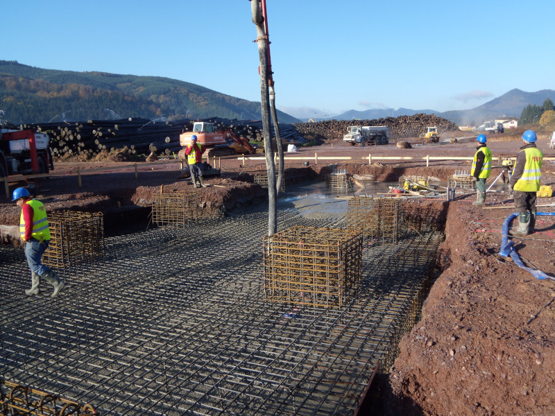 Chantier de la Scierie Siat Braun à Urmatt